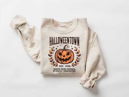 Halloweentown Sweatshirt, Halloween Town Est 1998 Sweatshirt, Fall Sweatshirt, Pumpkin Shirt, Womens Halloween Sweatshirt, Fall Sweatshirt, Halloween Sweatshirt, Funny Halloween Shirt, Halloween for Women