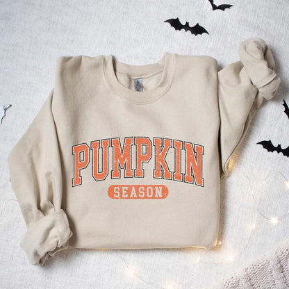 Retro Pumpkin Season Sweatshirt - Thanksgiving Gift Fall Gifts - Autumn Sweatshirt - Cute Fall Sweatshirt - Halloween Sweatshirts for Women